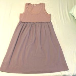 JCREW lightweight 100% cotton tank dress XS Dou gray tones